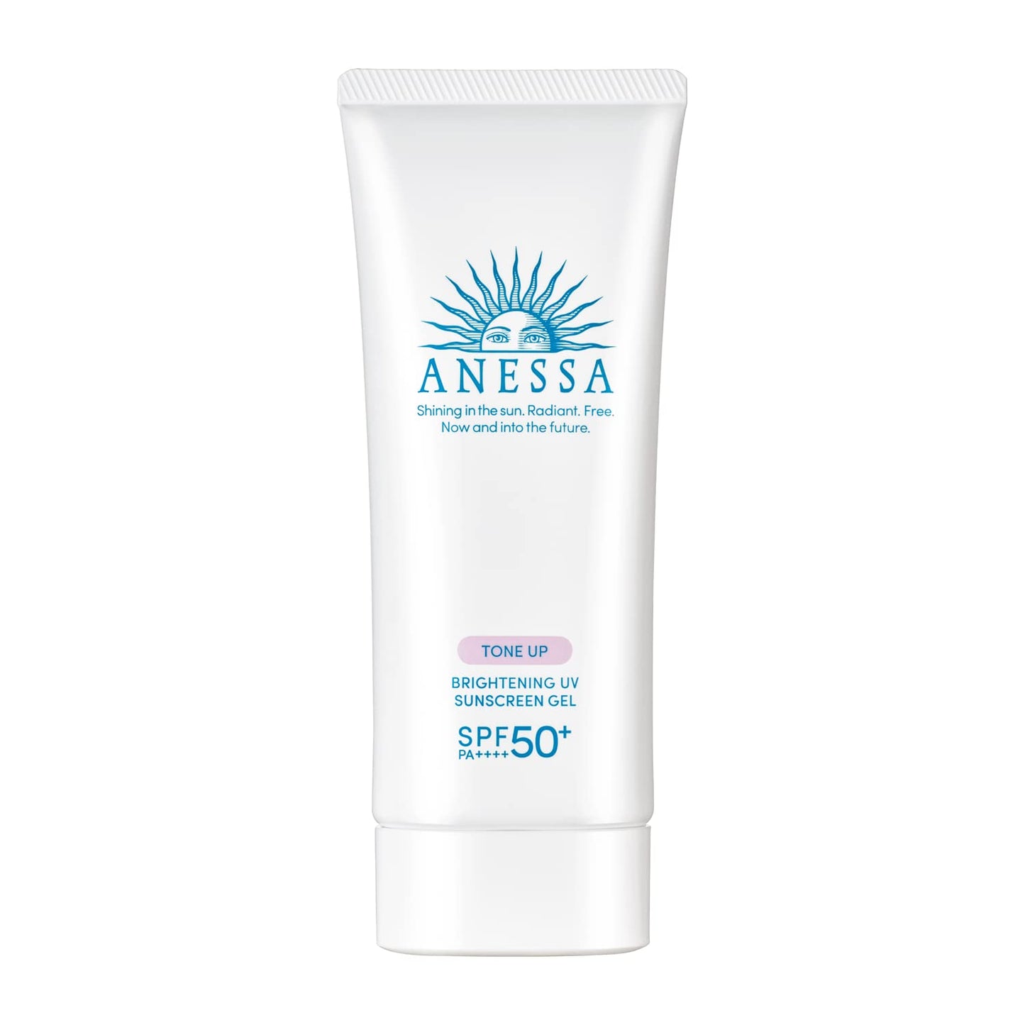 Anessa Tone Up Brightening UV Sunscreen Gel SPF50+ PA++++ – 2 x 90g, Water-Resistant