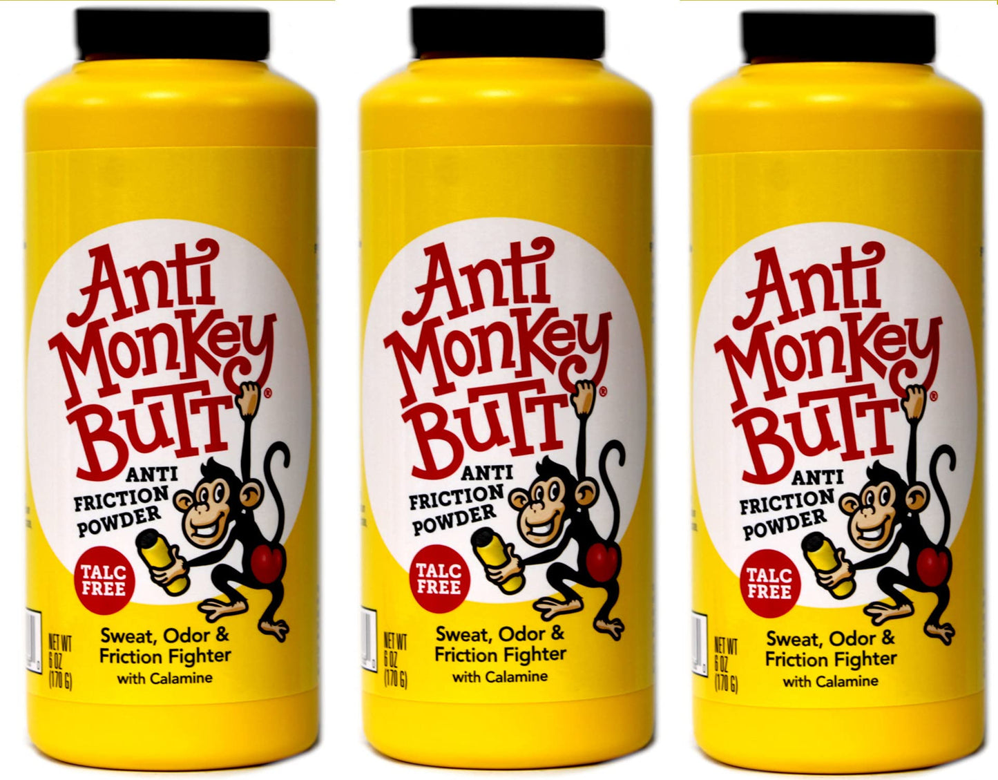 Anti Monkey Butt Men's Body Powder | Absorbs Sweat & Reduces Friction for All-Day Comfort