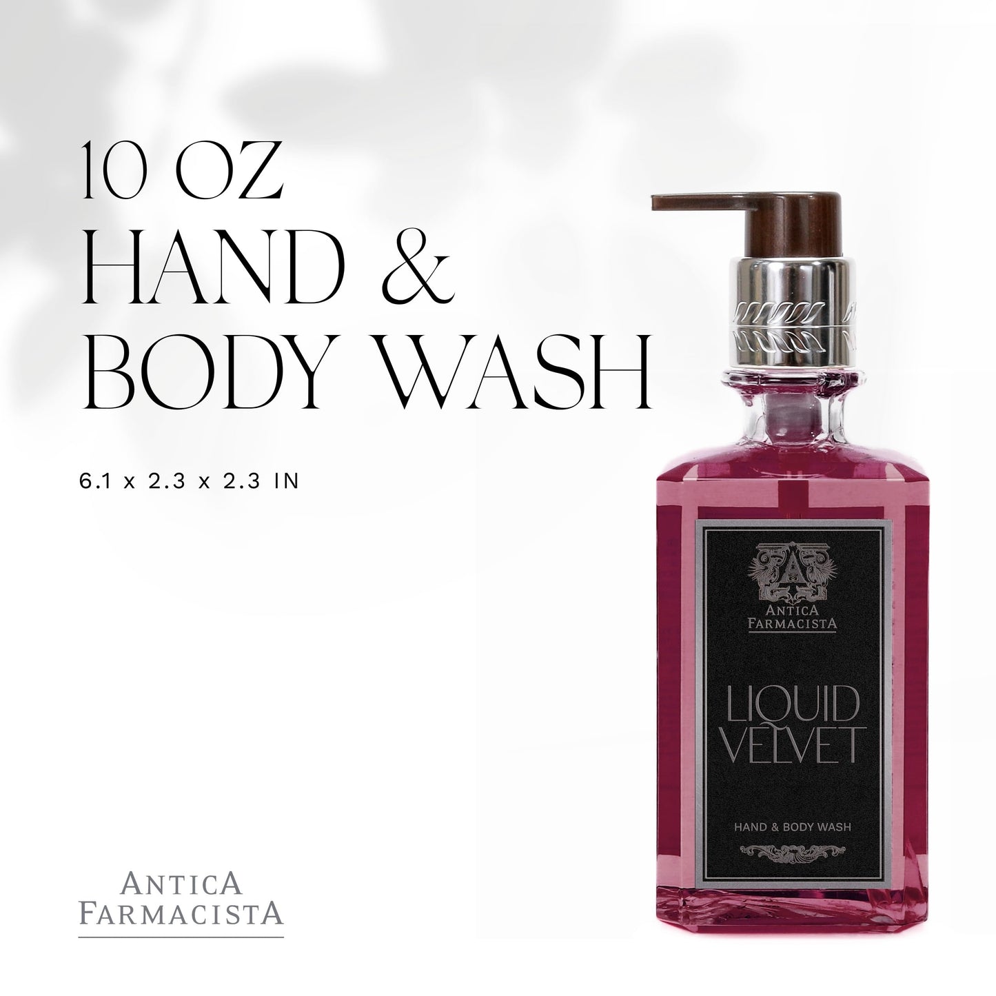 Antica Farmacista Hand & Body Wash – Luxury Hydrating Cleanser | Liquid Velvet 10 fl oz
