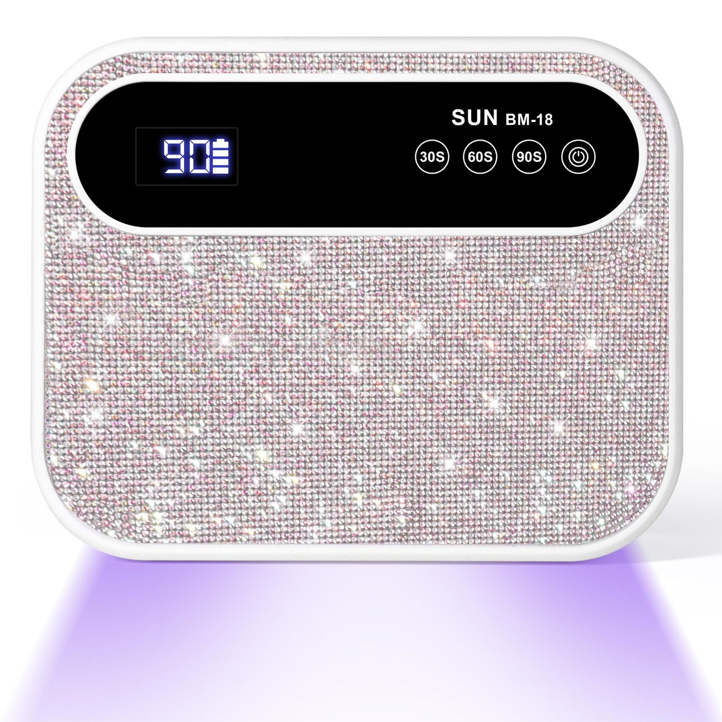 ANYINS Led Nail Lamp 126W – 42 LEDs, Rechargeable, Fast & Even Gel Curing