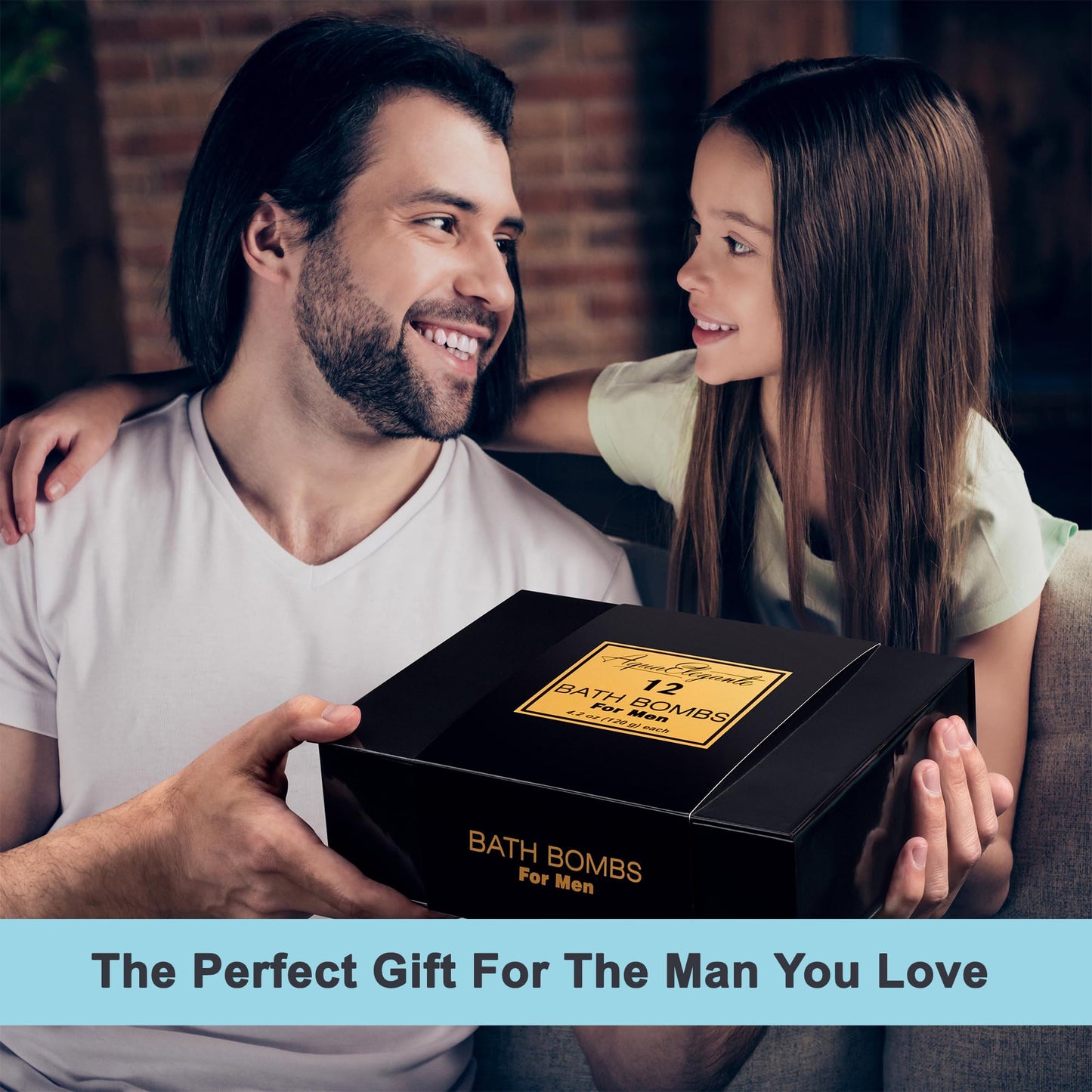 Aqua Elegante Luxury Bath Bombs for Men – Gift Set of 12 with Organic Essential Oils