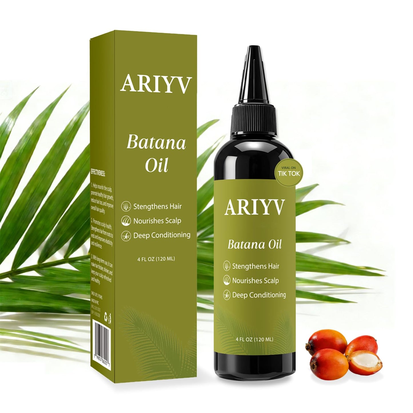 Ariyv Batana Oil for Hair Growth – Natural Batana Oil for Stronger, Shinier Hair