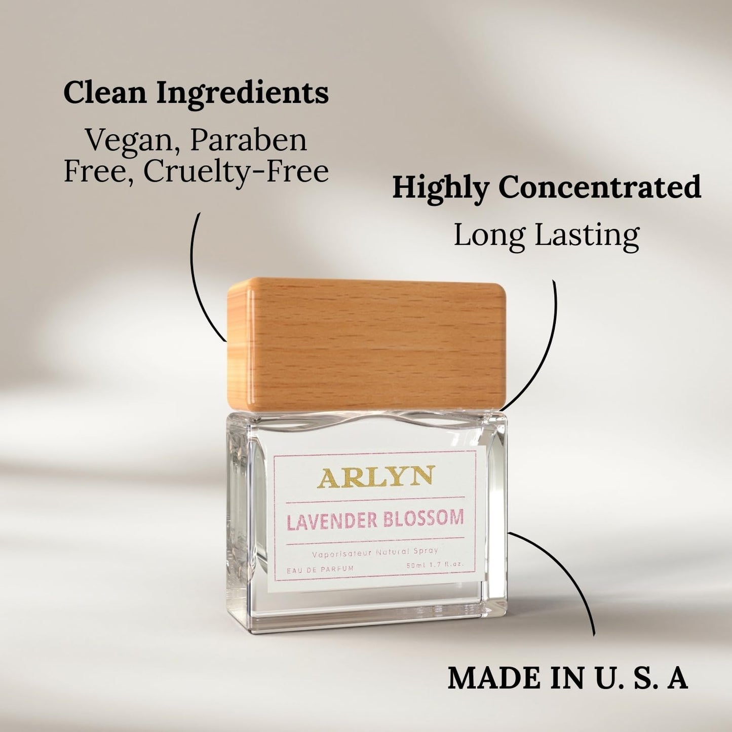 ARLYN Lavender Blossom Eau de Parfum – Inspired by YSL Li.bre, 50 ml, Vegan & Cruelty-Free, Made in USA