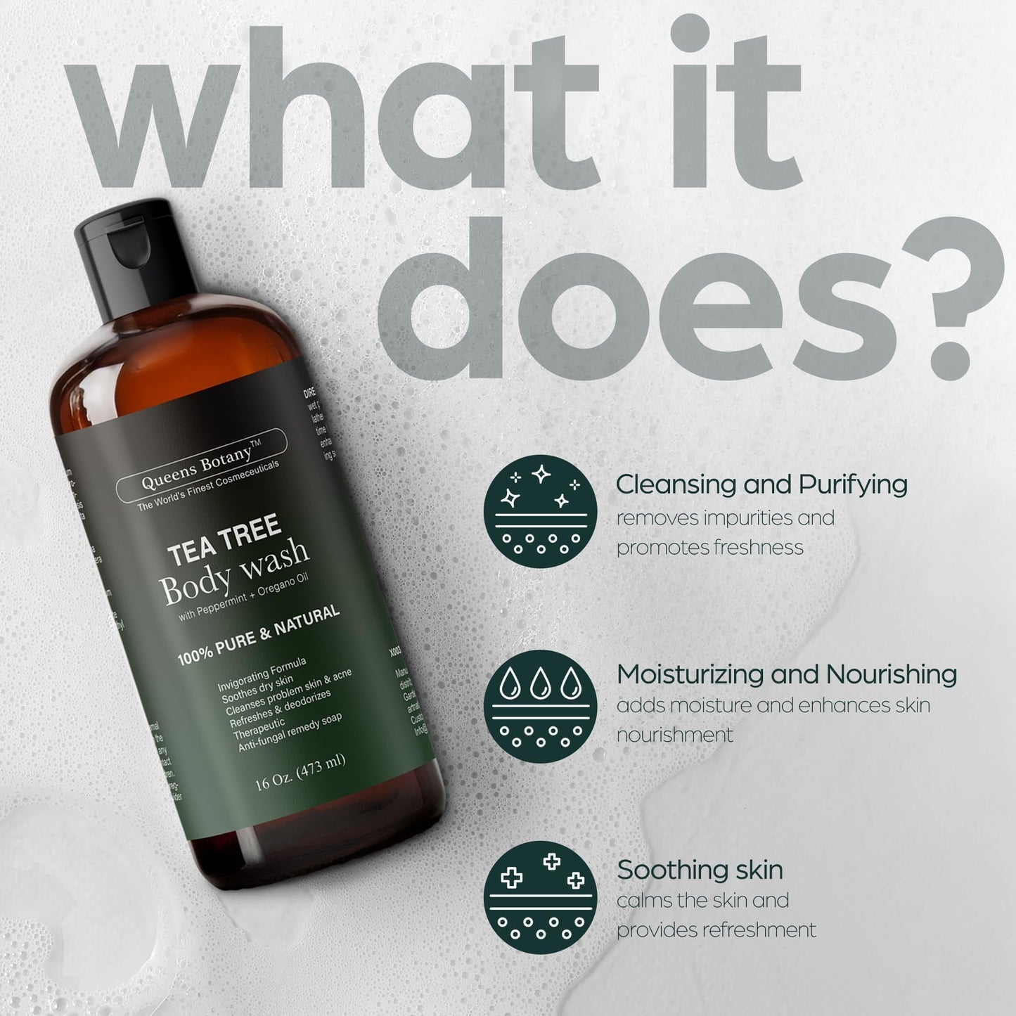Artnaturals Antibacterial Tea Tree Oil Body Wash – Extra Strength 2-Pack