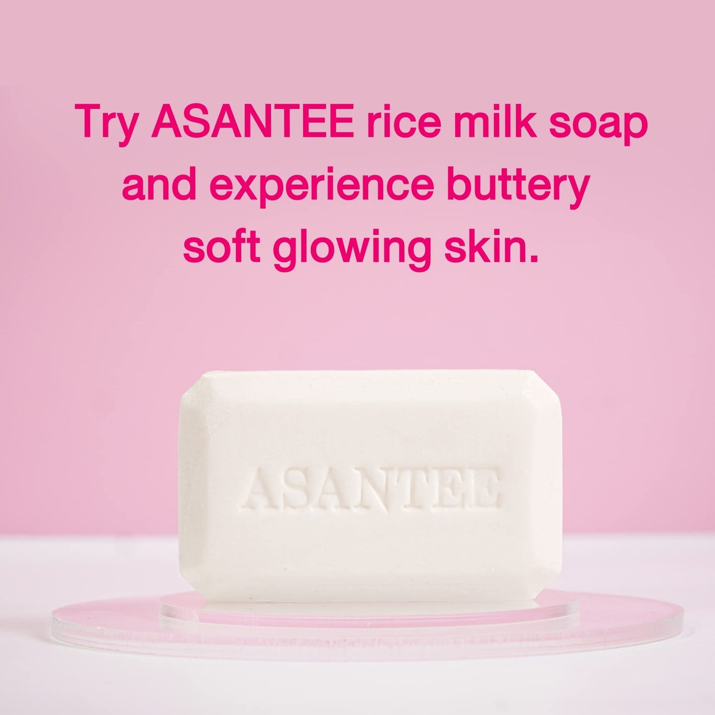 ASANTEE Rice Milk Soap with Collagen & Honey – Luxurious 6-Pack for Soft, Clear, Radiant Skin
