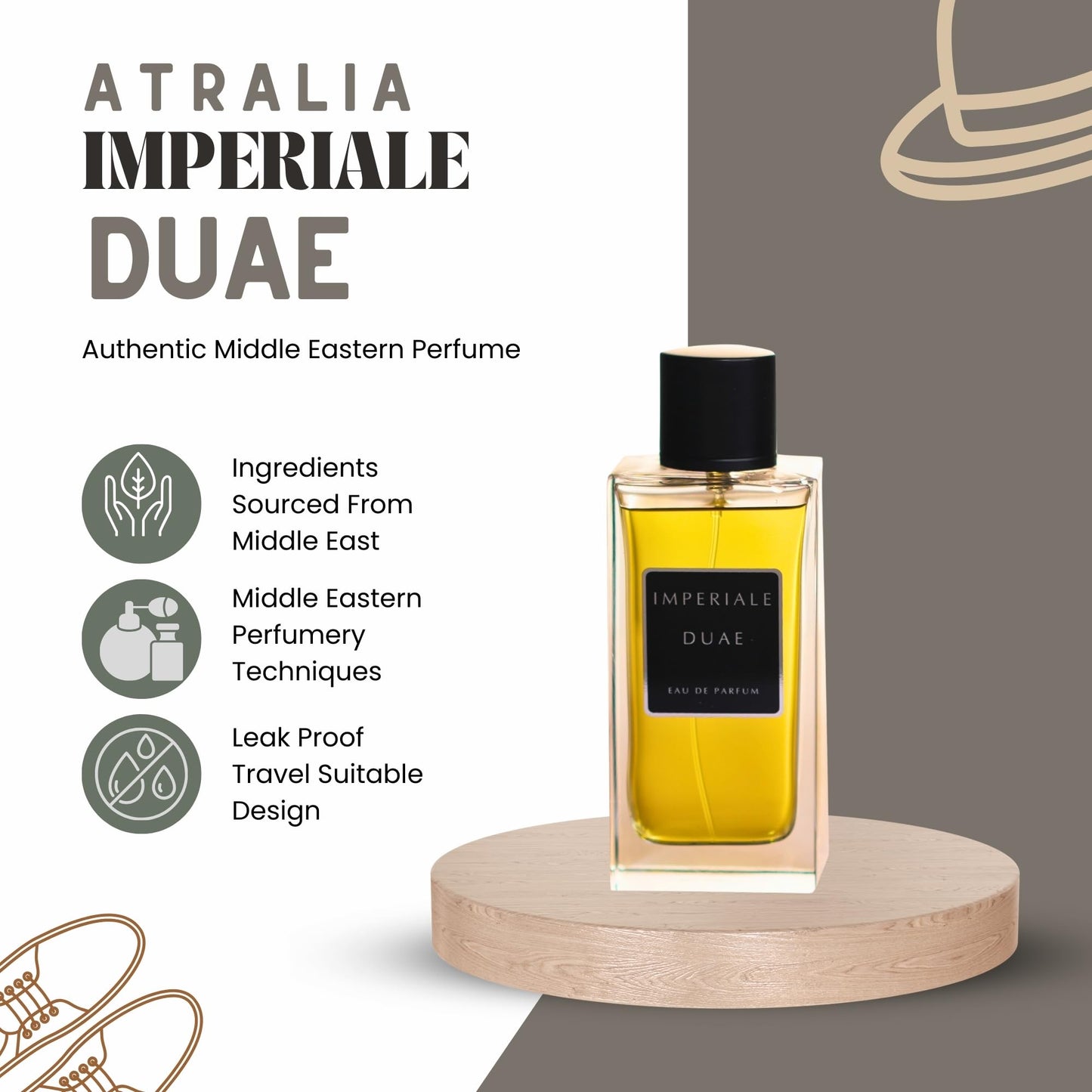 Atralia Imperial Duae – Men’s Middle Eastern Scent | Original EDP | Travel Size