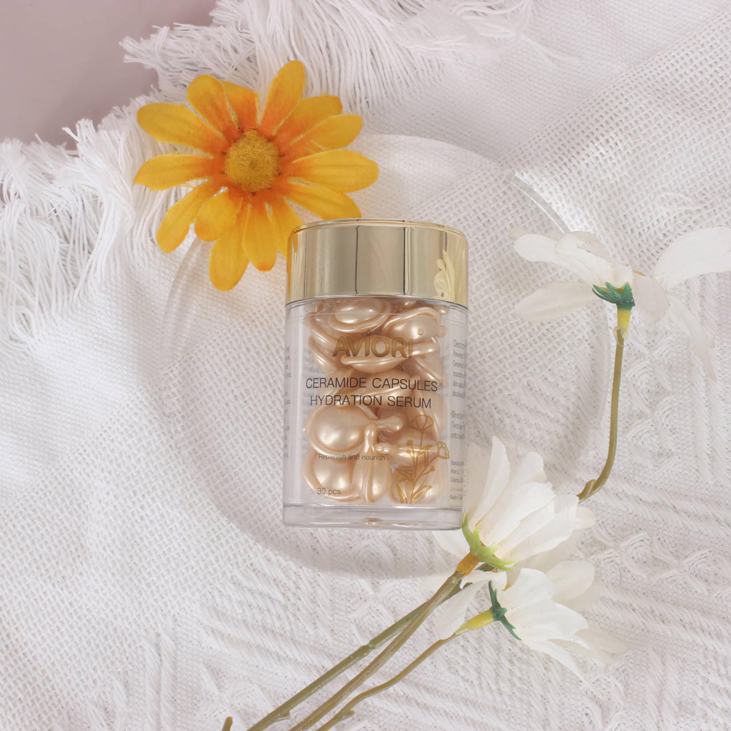 AVIORI Ceramide Capsules Serum | Lightweight, Fragrance-Free Hydration for Skin Barrier