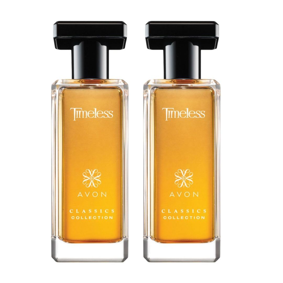 AVON Classics Timeless Cologne Spray 1.7 fl oz – Pack of 2 for Women with Jasmine, Cardamom & Patchouli