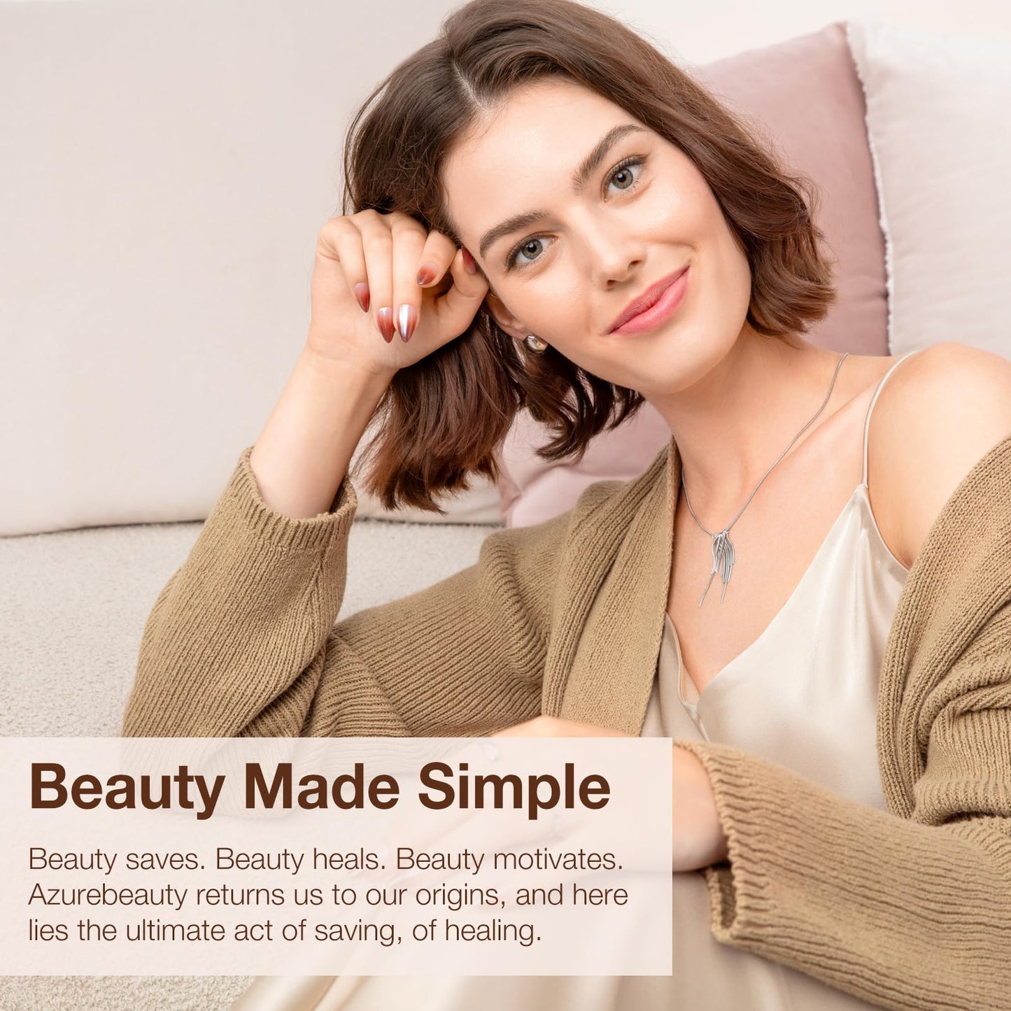 AZUREBEAUTY Dip Powder Nail Kit | 20 Neutral Browns & Base/Top/Activator