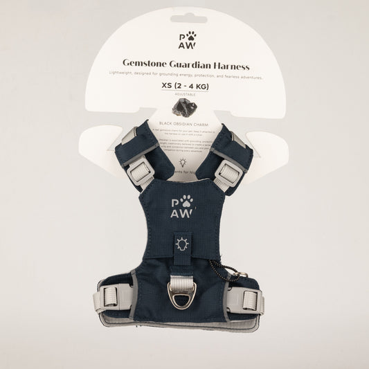 PAW - XS (2-4Kg) Dog Step-in Guardian Harness - Dark Grey