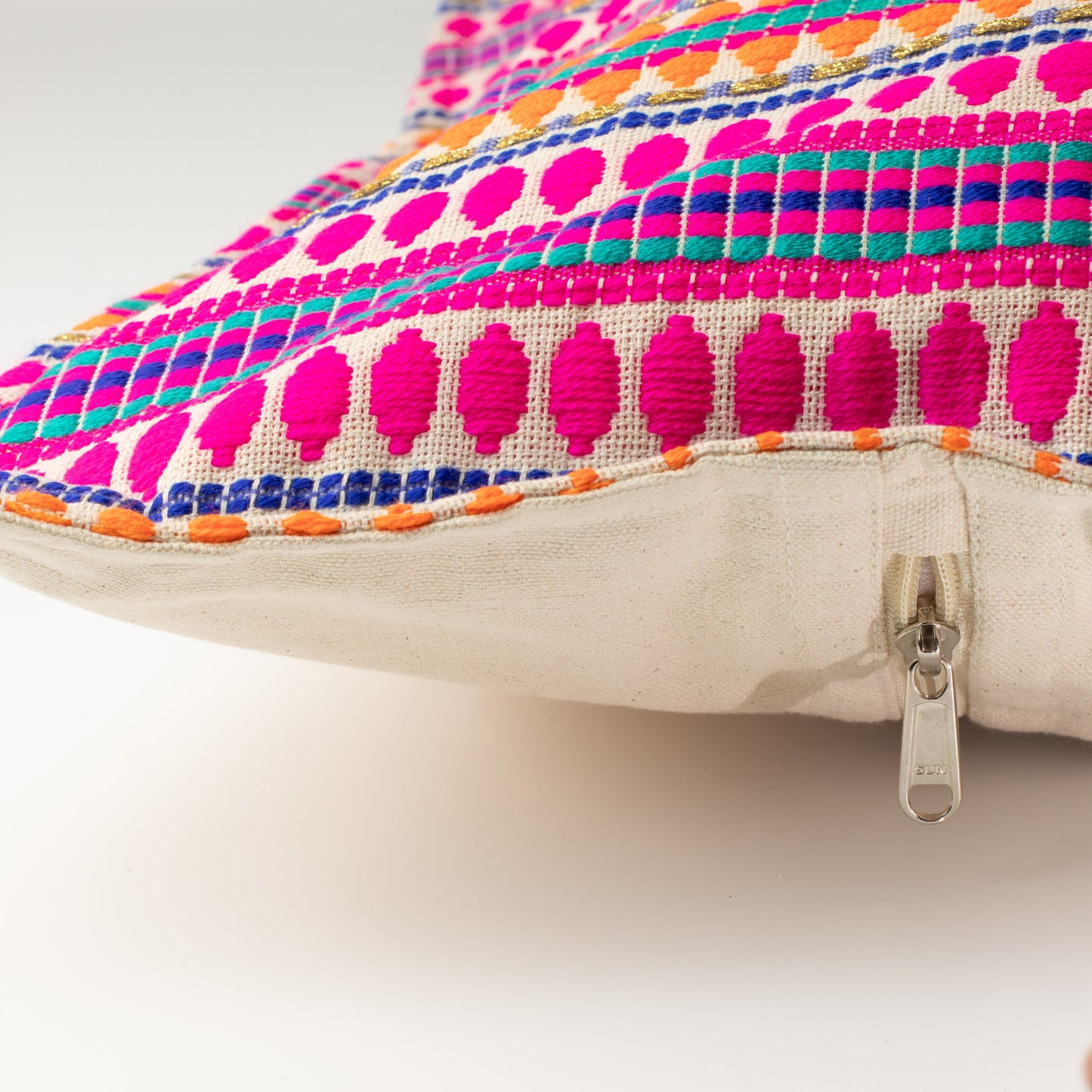 Classic Cushion Cover - Neon Stripes - Lumber Style