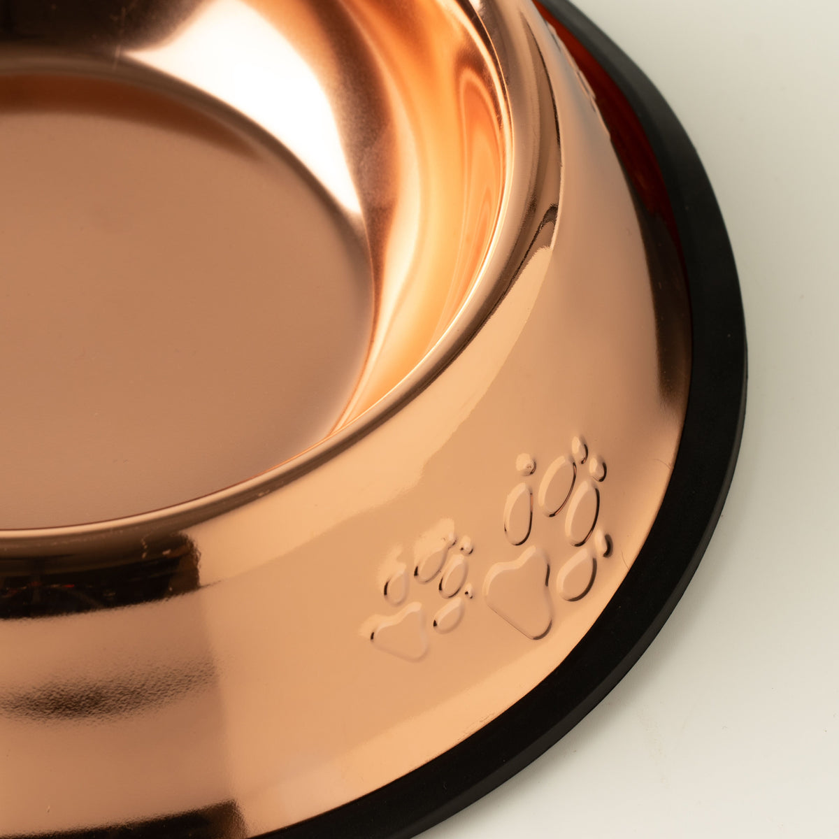PAW Food Bowls -  Single Copper Style - 22cm - Stainless Steel