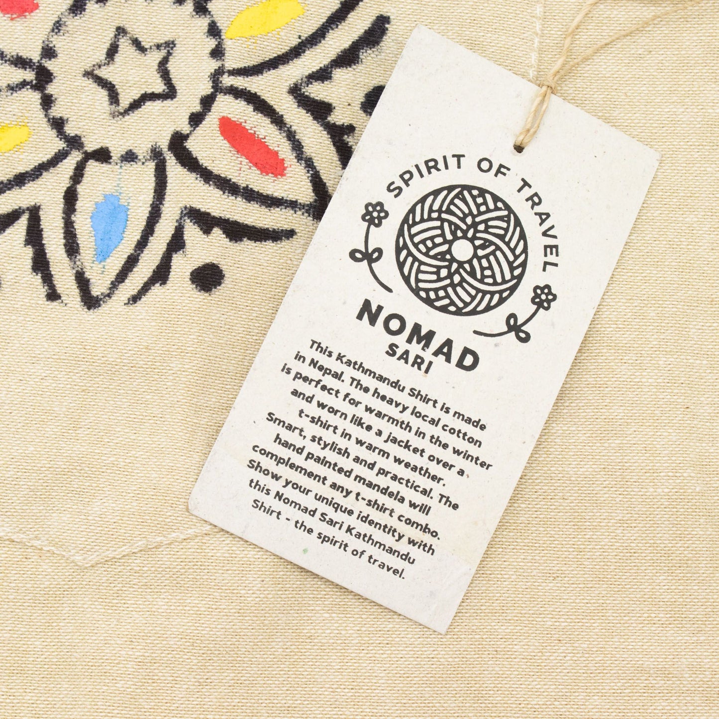 Nomad Sari Kathmandu Shirt - Stone - Medium