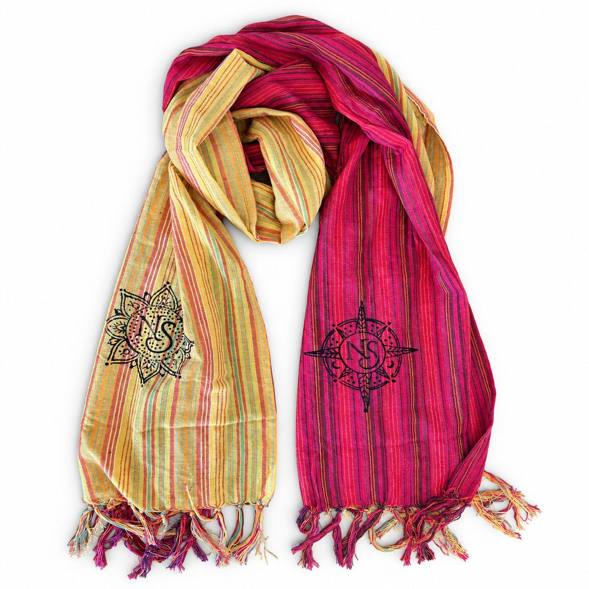 Nomad Sari - Travel Blessing Scarf - 170x50cm - Kathmandu Farewell