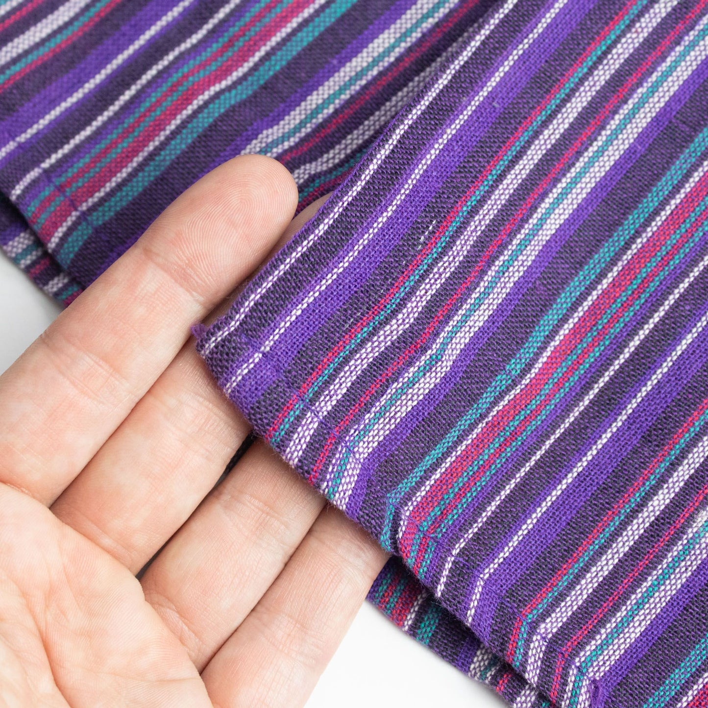 Nomad Sari Grandad Shirt - Black Purple - Medium