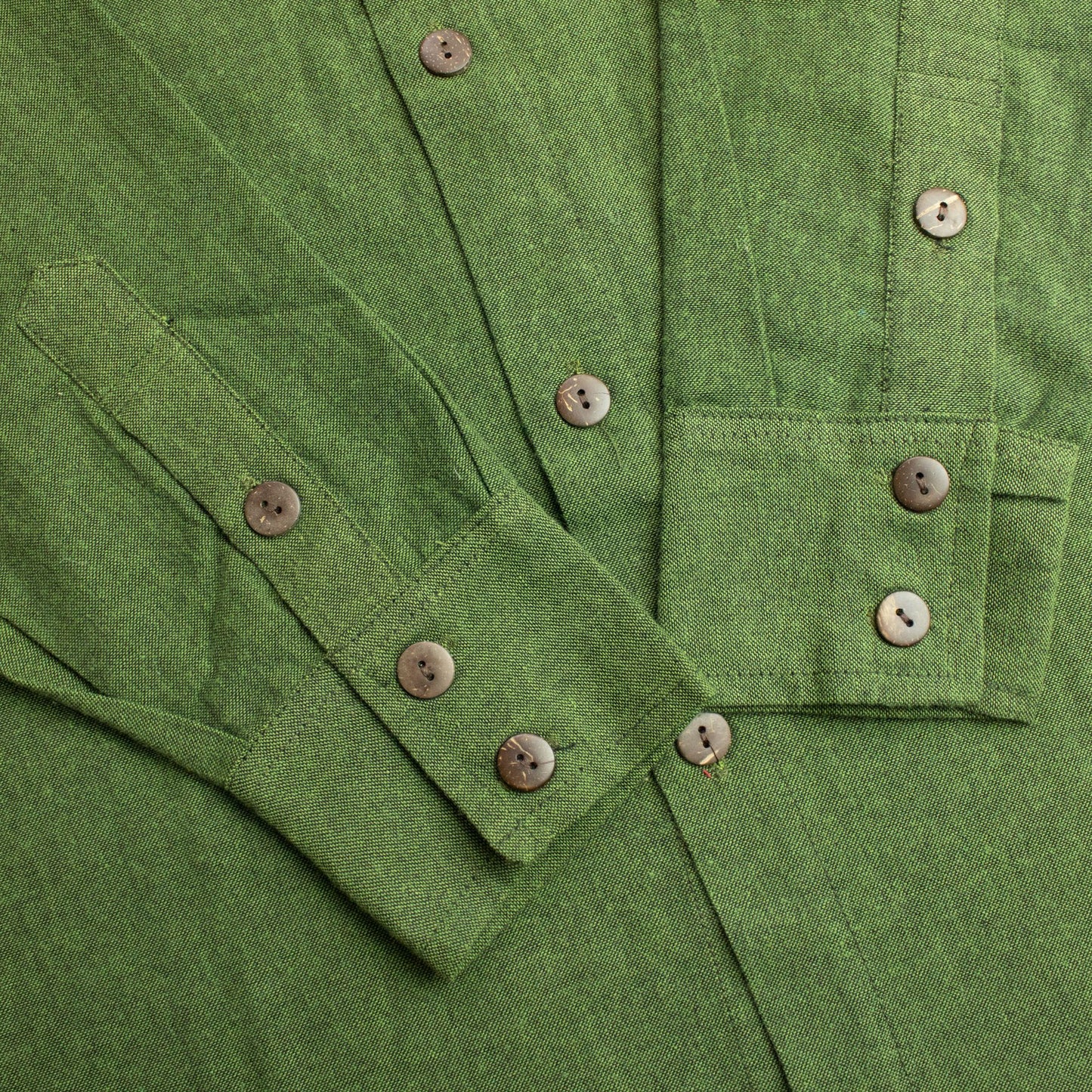 Nomad Sari Kathmandu Shirt - Forest Green - XL