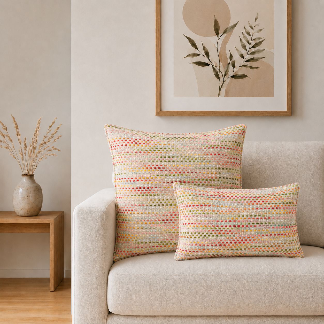Classic Cushion Cover - Hidden Rainbow - Lumber Style