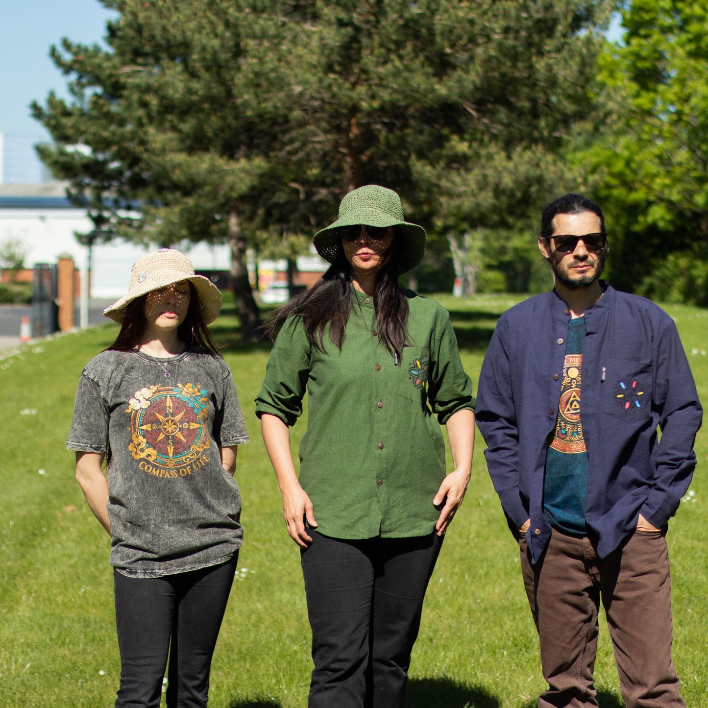 Nomad Sari Kathmandu Shirt - Forest Green - XL