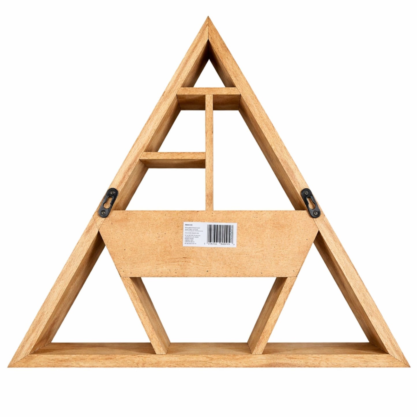 Triangle Shaped Wall Shelf with Drawer