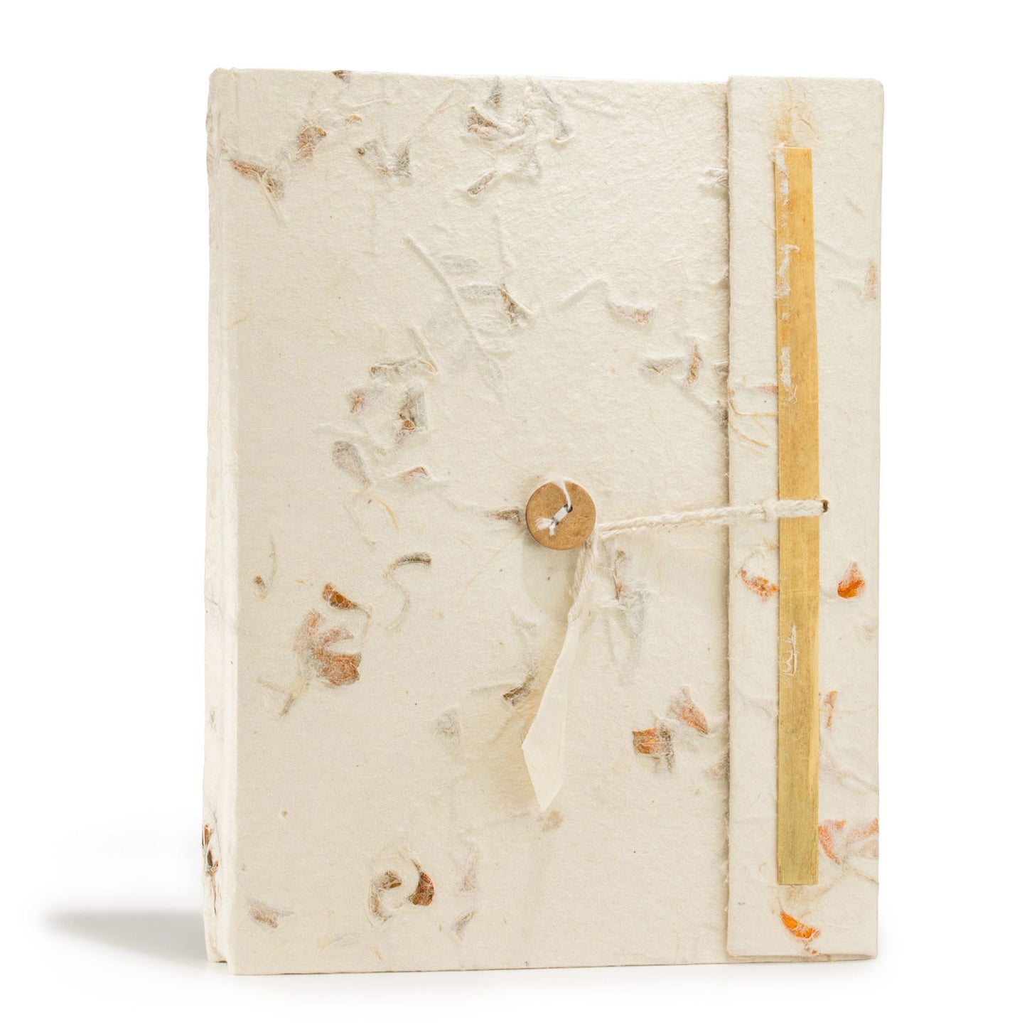 Lokta Mixed Flowers Notebook – Large (21x15cm) – 45 Leaves – Includes Bookmark