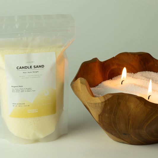 Unfragranced Candle Sand - White - 300g