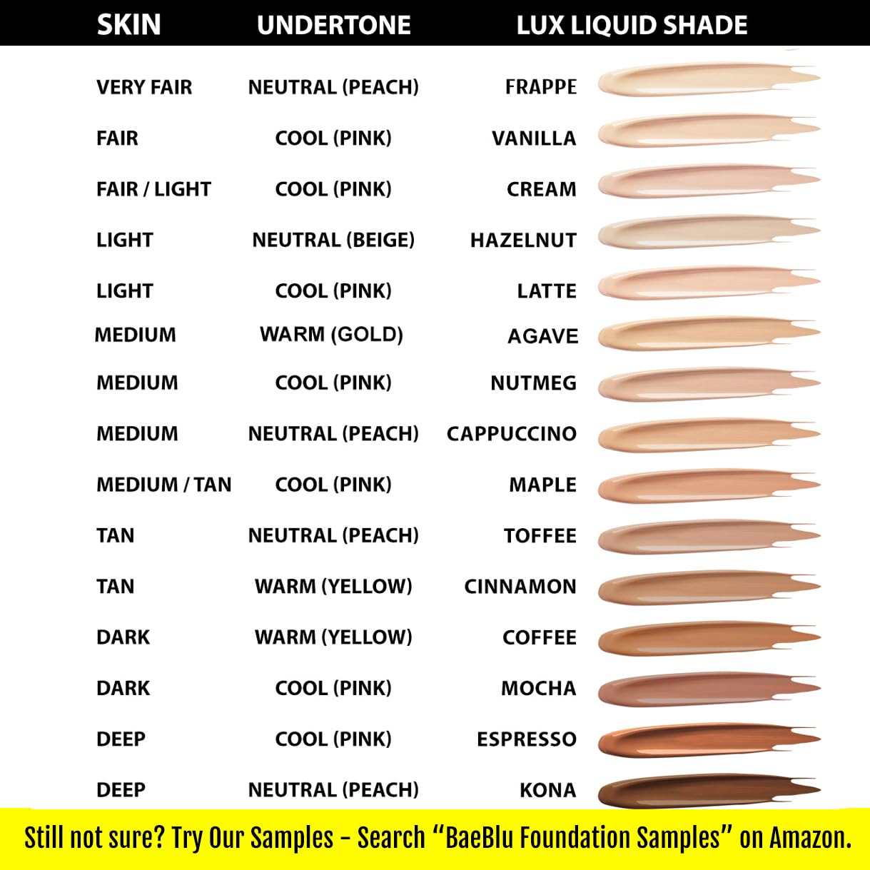 BaeBlu Organic Aloe-Based LUX Foundation Hazelnut – Natural Vegan, Gluten-Free, Made in USA