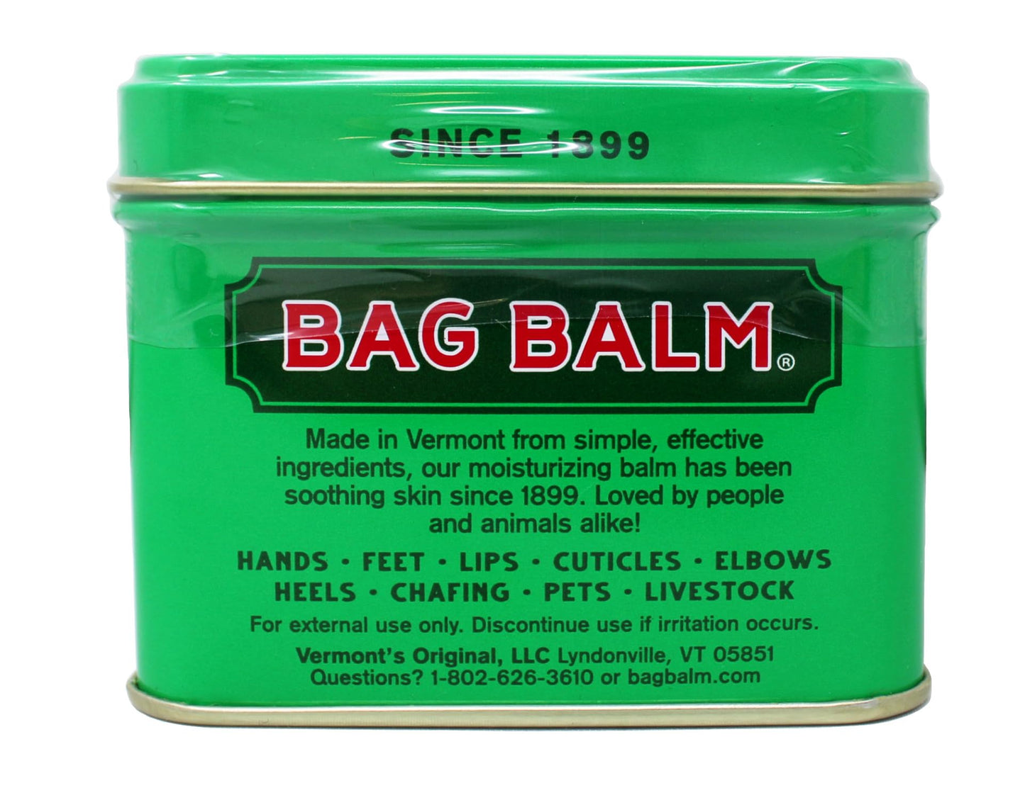 Bag Balm Skin Moisturizer Kit - Original Formula for Dry Skin, Hands & More | 8 oz Tin + 0.33 oz On-The-Go Tube