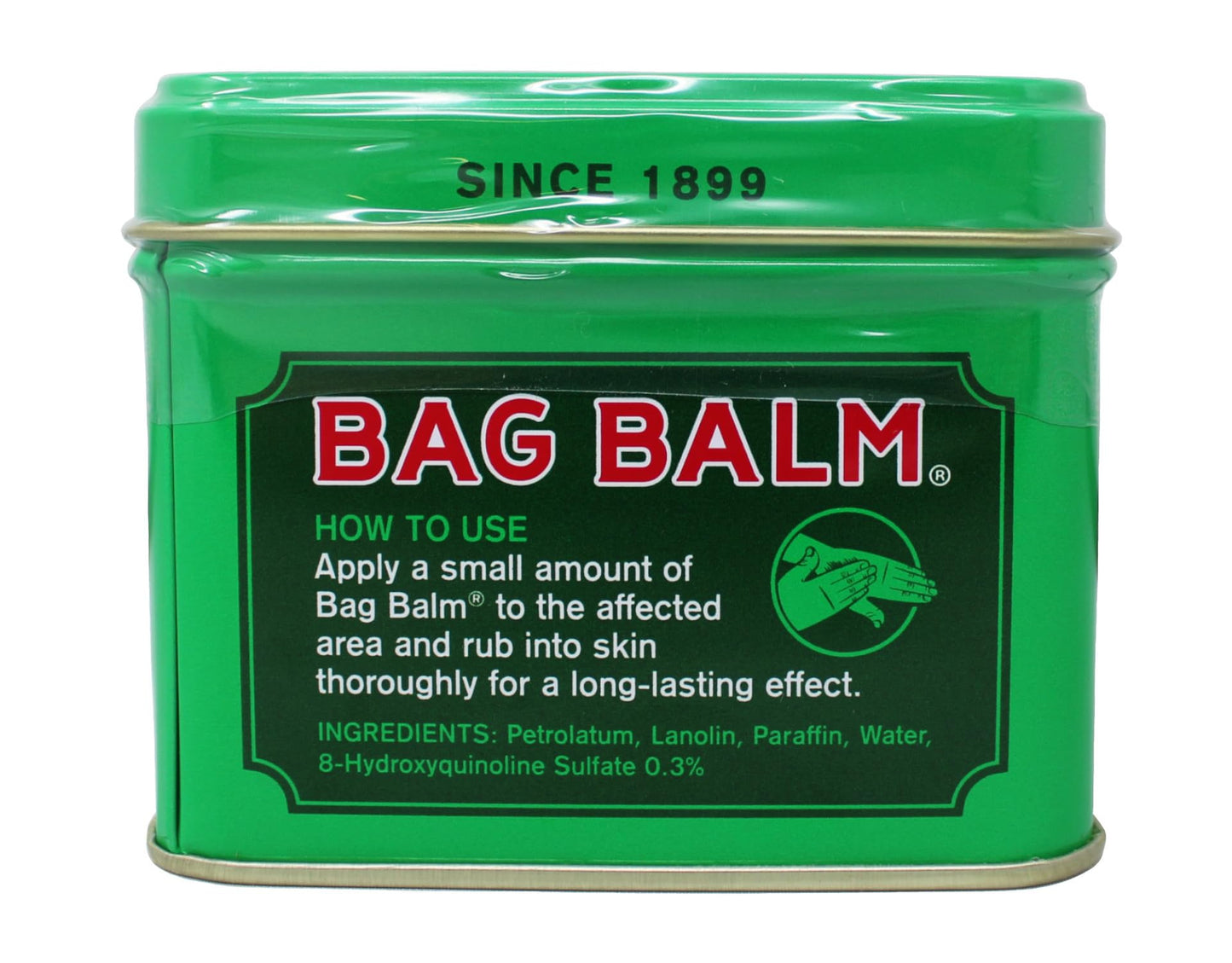 Bag Balm Skin Moisturizer Kit - Original Formula for Dry Skin, Hands & More | 8 oz Tin + 0.33 oz On-The-Go Tube