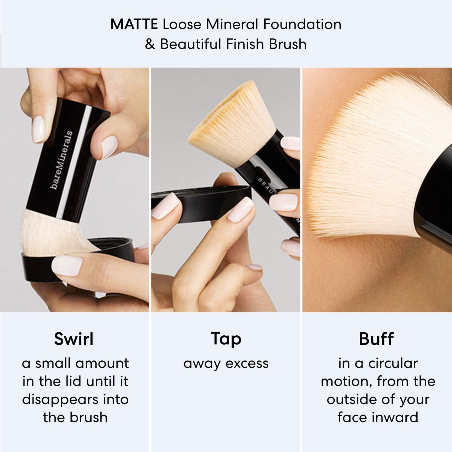 bareMinerals Original Matte Loose Mineral Foundation SPF 15 - 05 Fairly Medium | Vegan & Dermatologist-Tested