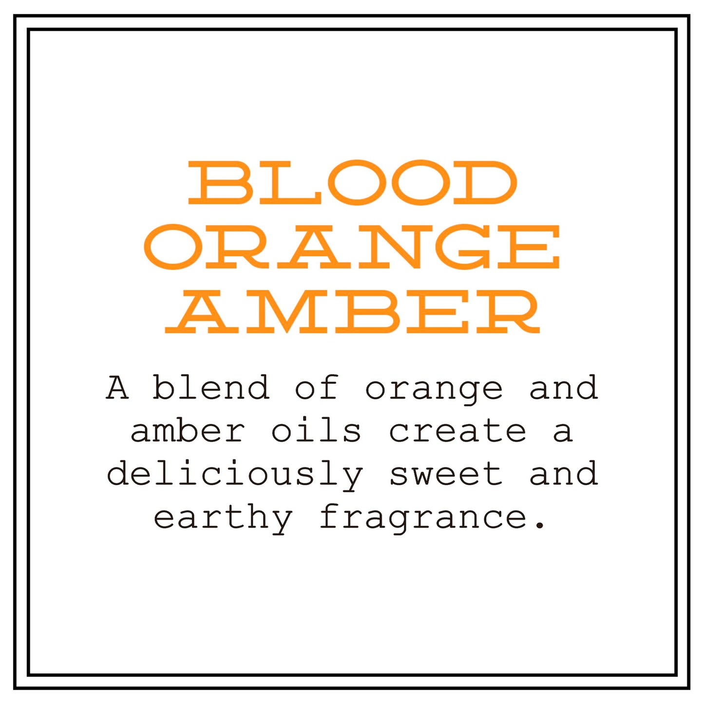 BARR-CO Hand Soap Refill – Natural Liquid Soap with Blood Orange & Amber, 16 fl oz