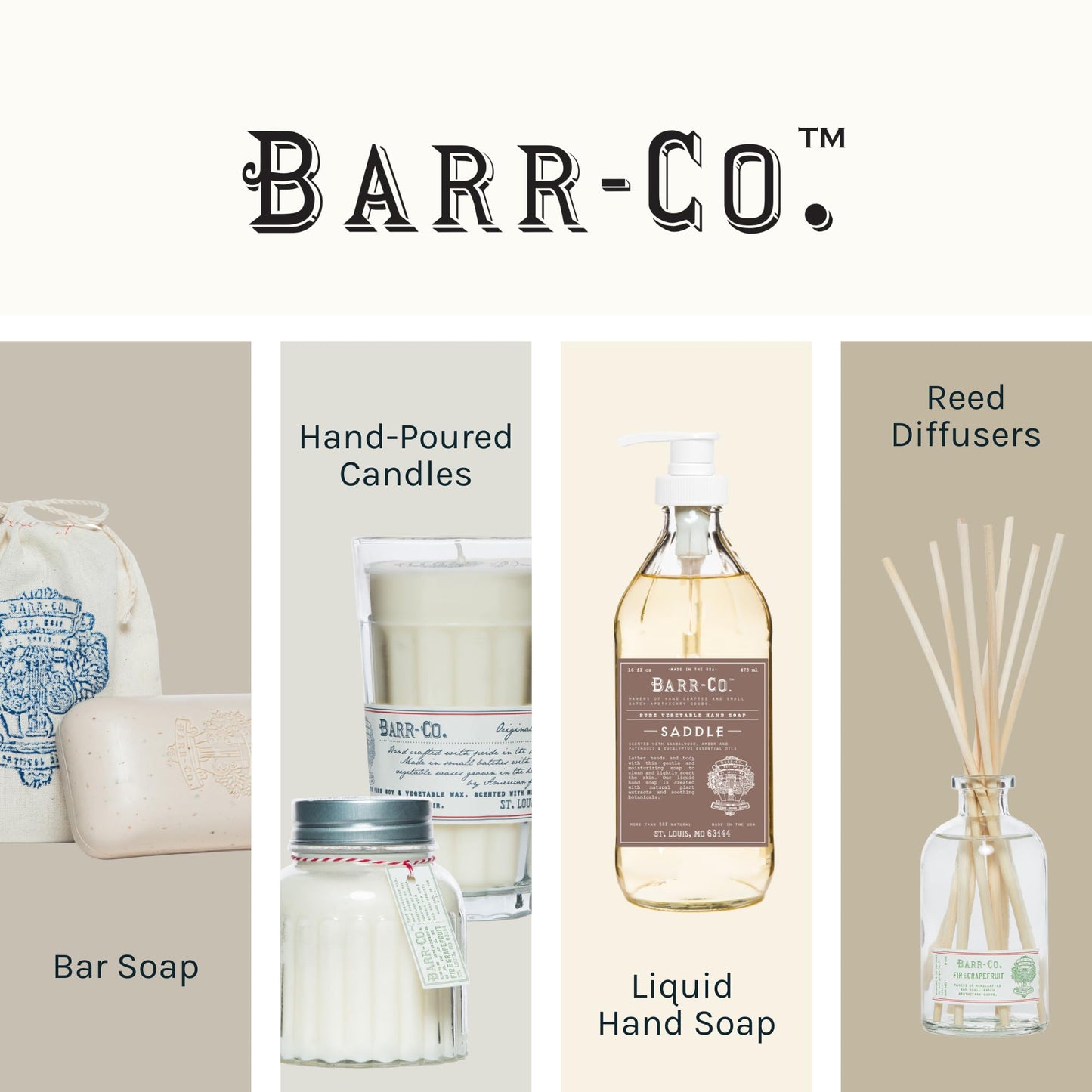 Barr-Co Reserve Fine Bath Salts – Woody & Earthy Scent, 32 oz, Handcrafted in USA
