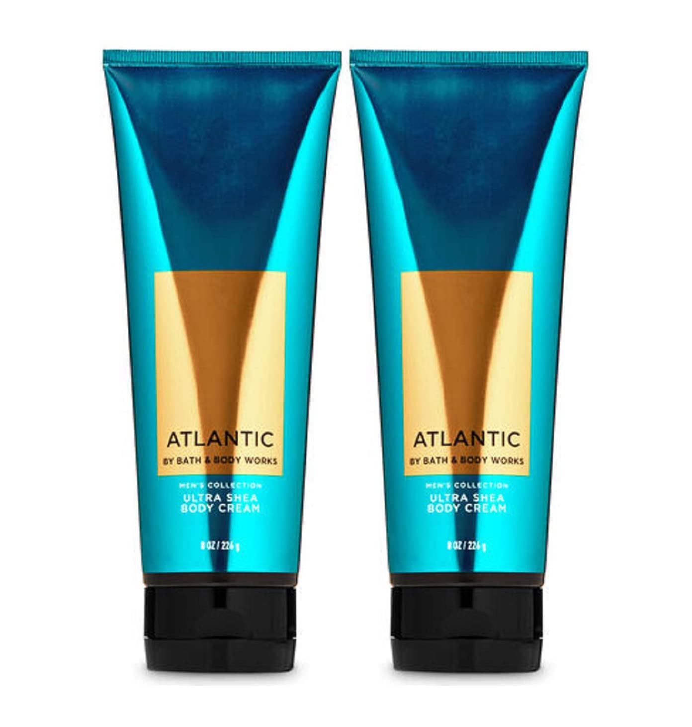 Bath & Body Works Atlantic 2 Pack Ultra Shea Body Cream 8 oz (Atlantic)