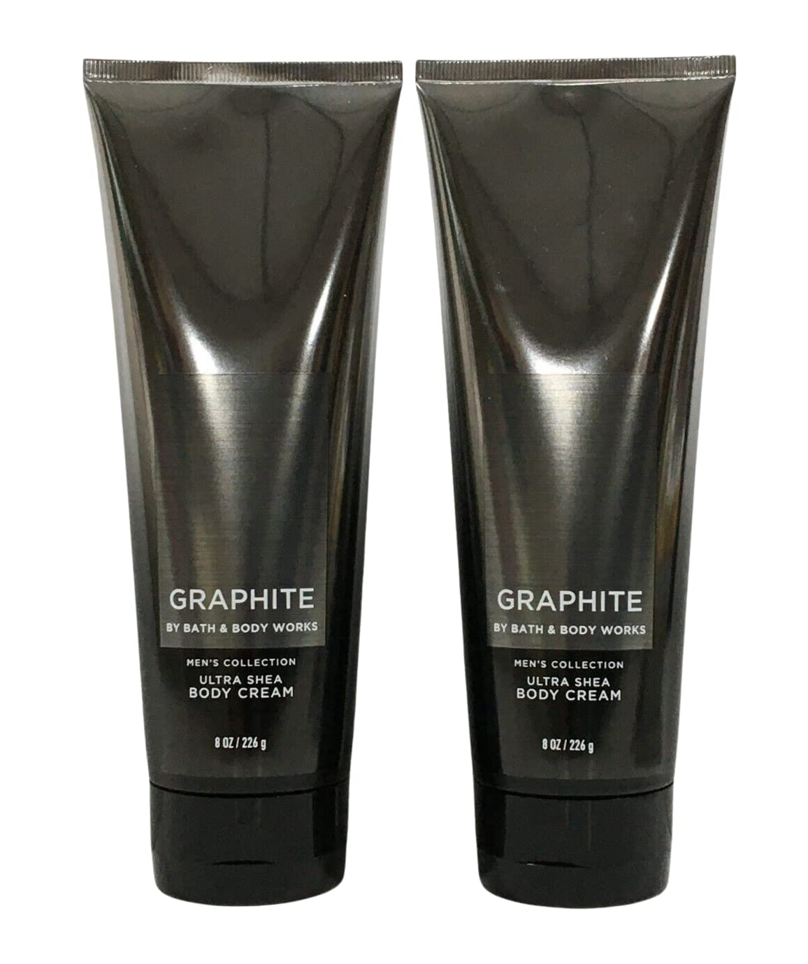 Bath & Body Works Graphite Men's 24 Hour Moisture Lotion — 2 x 8 oz