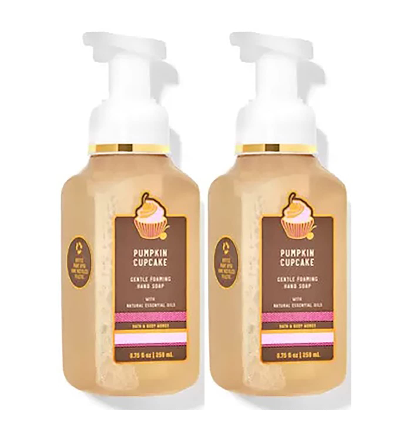 Bath & Body Works Pumpkin Cupcake Foaming Hand Soap 2-Pack – 8.75 oz Each