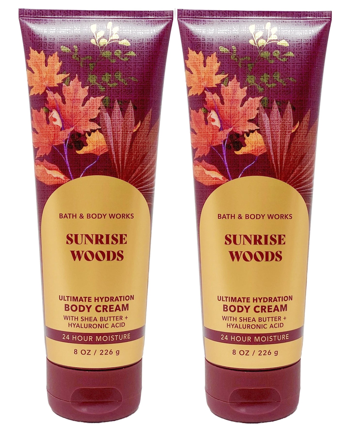 Bath & Body Works Sunrise Woods 2-Pack Ultra Shea Body Cream 8 oz