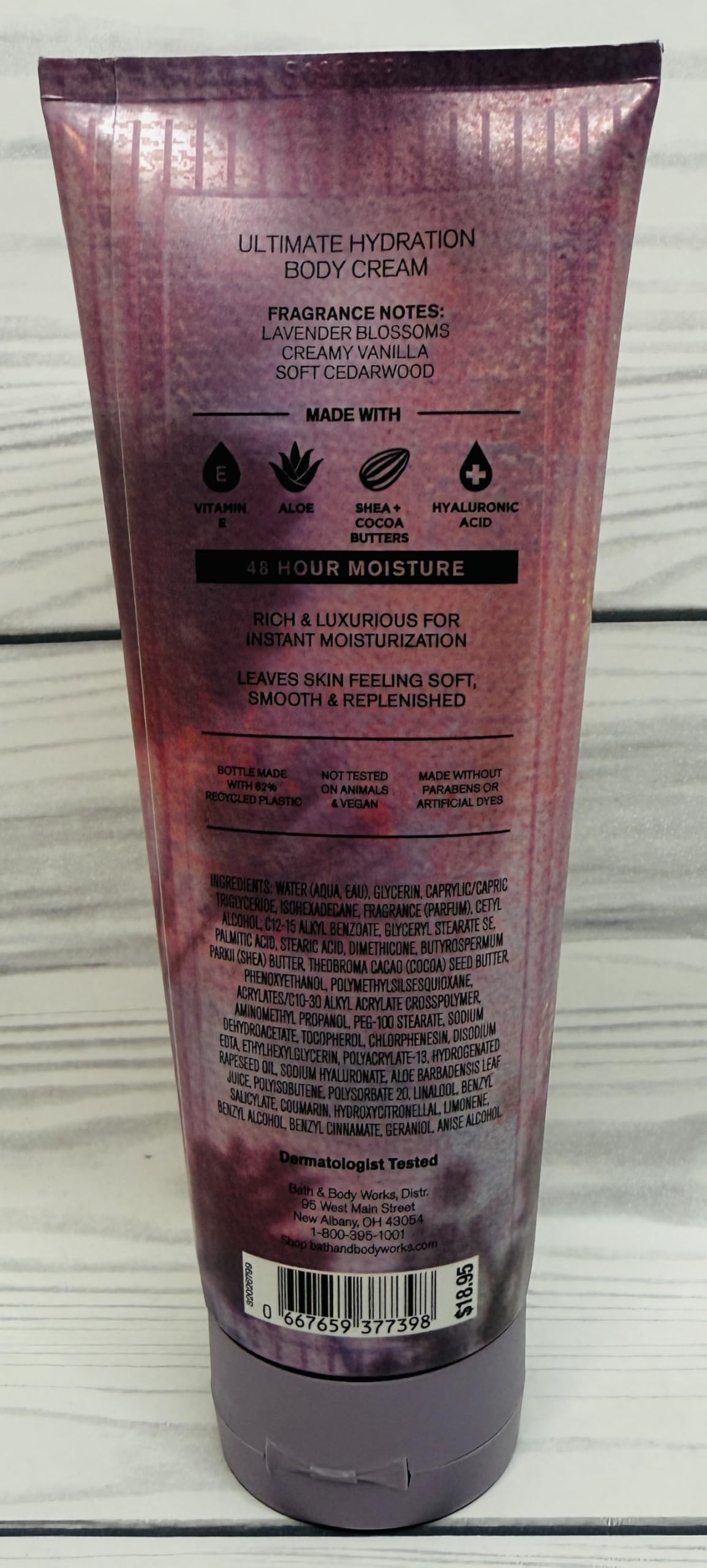 Bath & Body Works Vanilla Ease Ultimate Hydration Body Cream – 8 oz (Pack of 2)