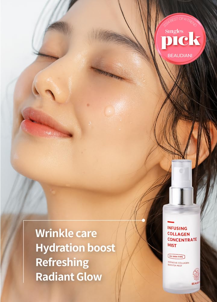 BEAUDIANI Collagen Hydrating Facial Mist | Lightweight Moisture & Dewy Glow