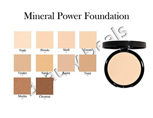 Beauty Deals Mineral Makeup Pressed Powder Foundation – Hypoallergenic Tender