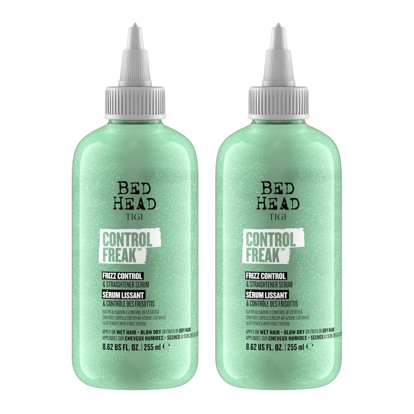 Bed Head by TIGI Control Freak Frizz Control & Straightening Serum – 8.62 oz (2 Pack)