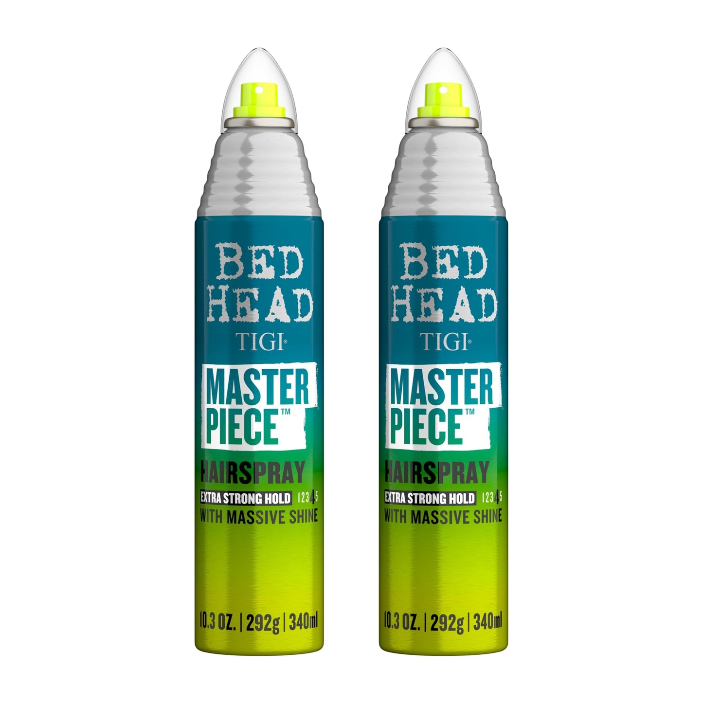 Bed Head by TIGI Masterpiece Hairspray – Extra Strong Hold & Shine for All Hair Types | 10.3 oz Pack of 2