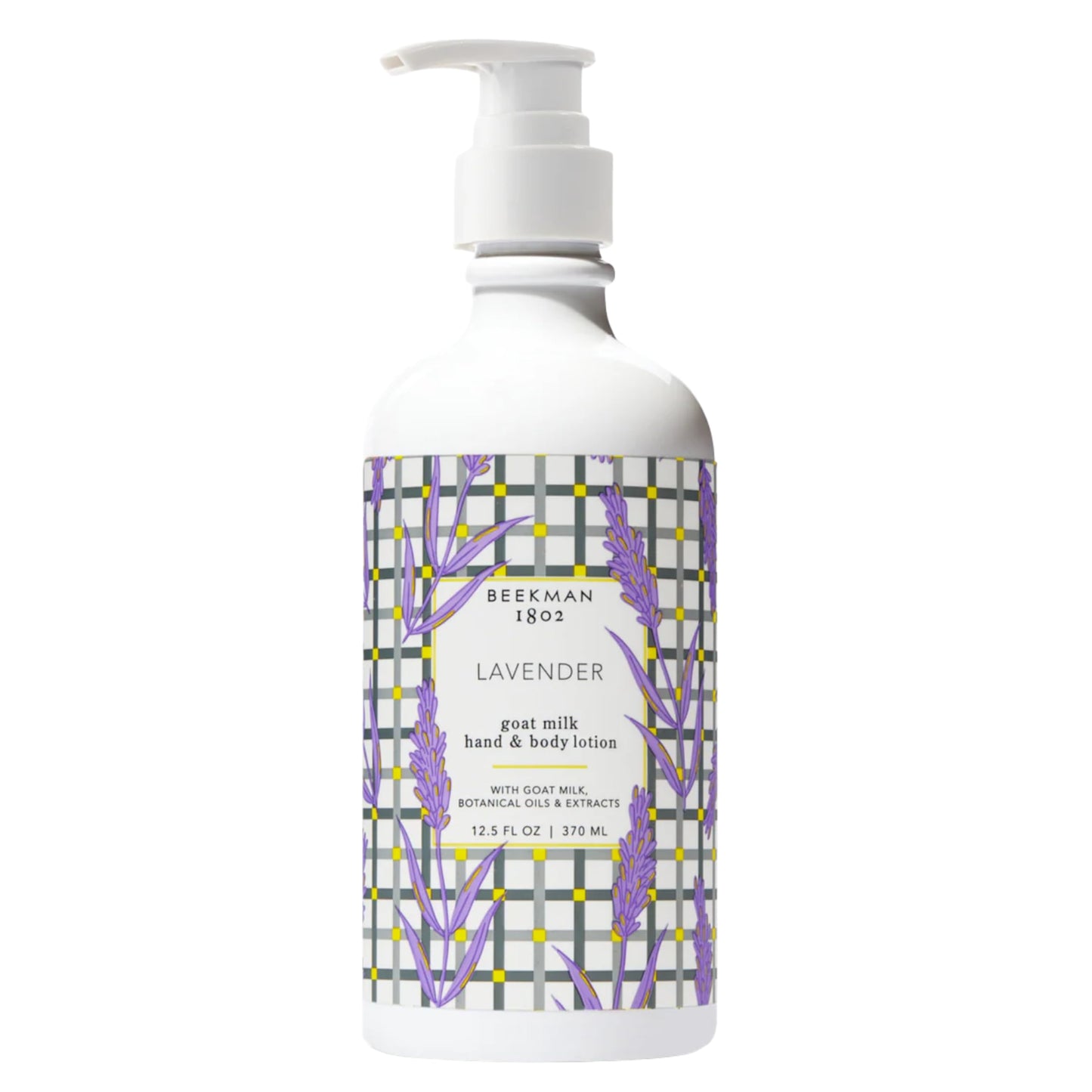 Beekman 1802 Goat Milk Body Lotion Lavender – Hydrating 12.5 oz, Pump Included