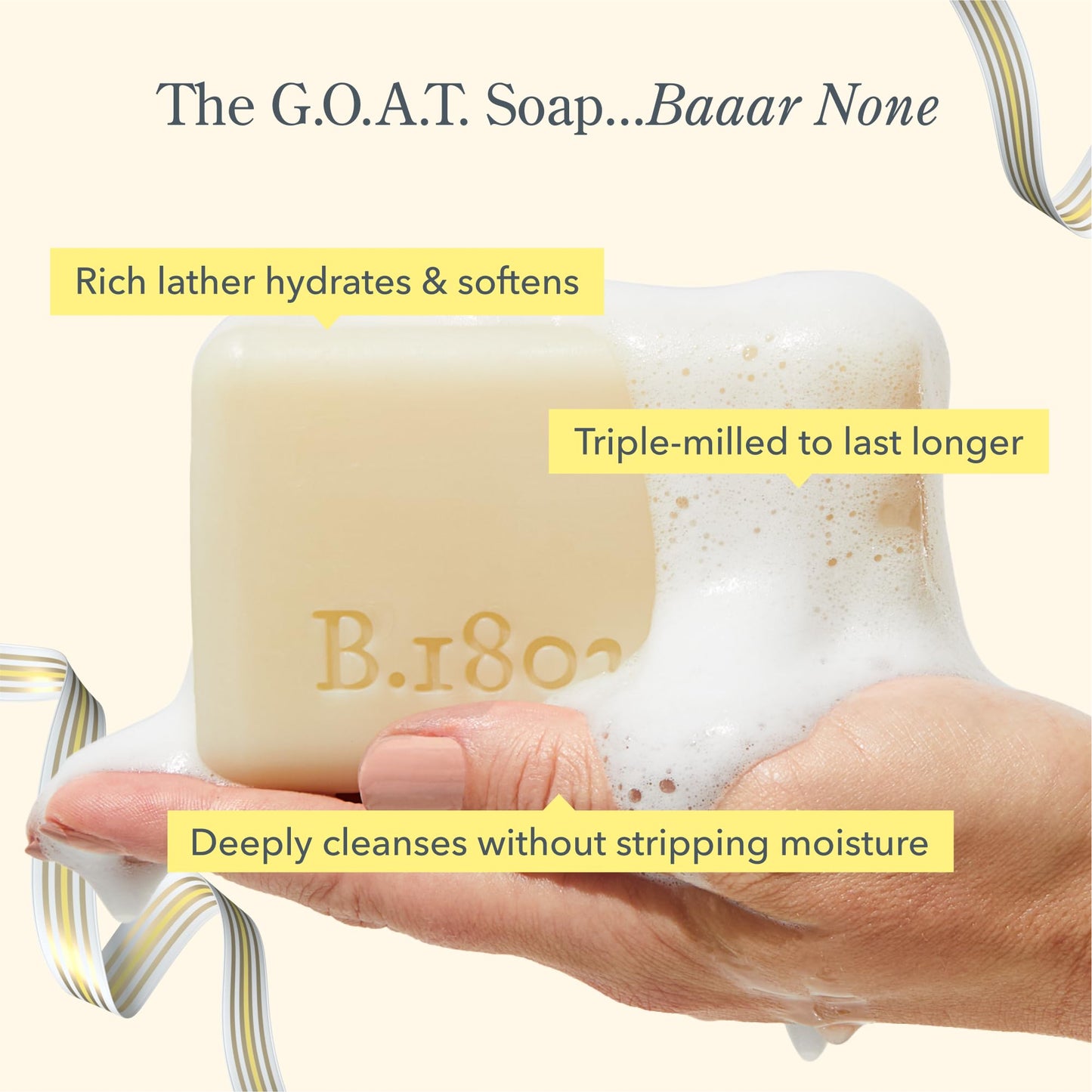Beekman 1802 Goat Milk Bodycare Gift Set — 3-Piece Glacial Mint & Eucalyptus