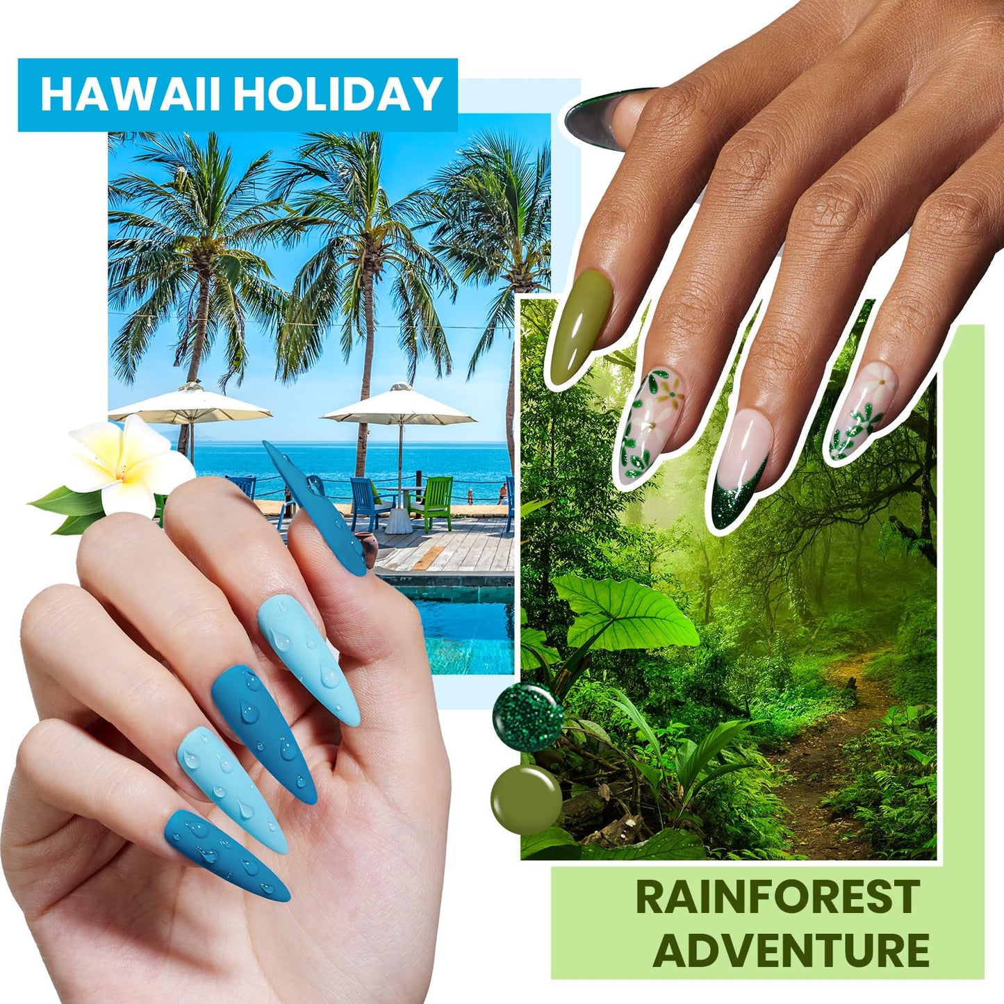 Beetles Gel Nail Polish Kit – 60 Colors Cat Eye with Base & Top Coat (77 Pcs)