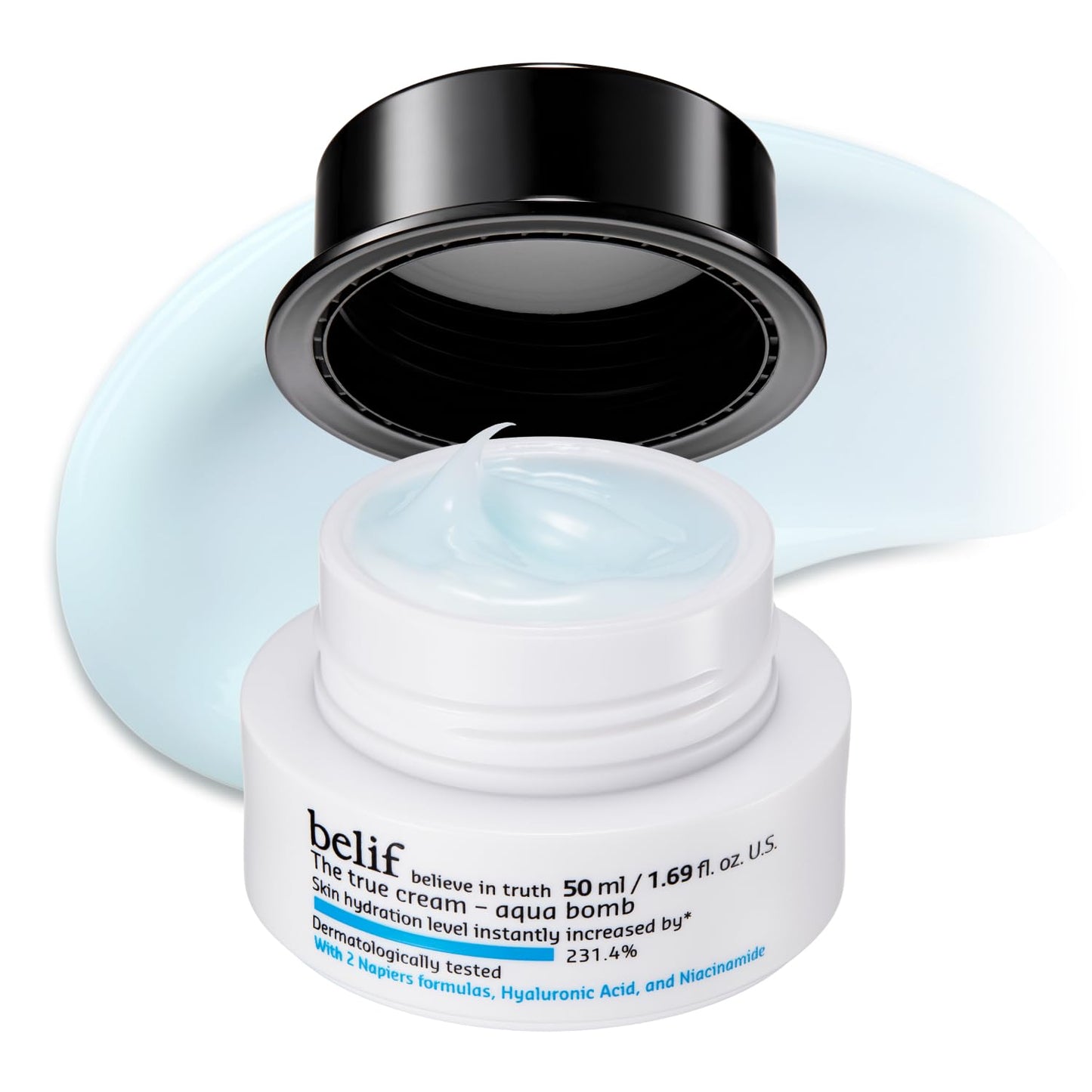 Belif Aqua Bomb Daily Niacinamide Hydrating Moisturizer – Lightweight Gel with Hyaluronic Acid & Niacinamide (50ml)