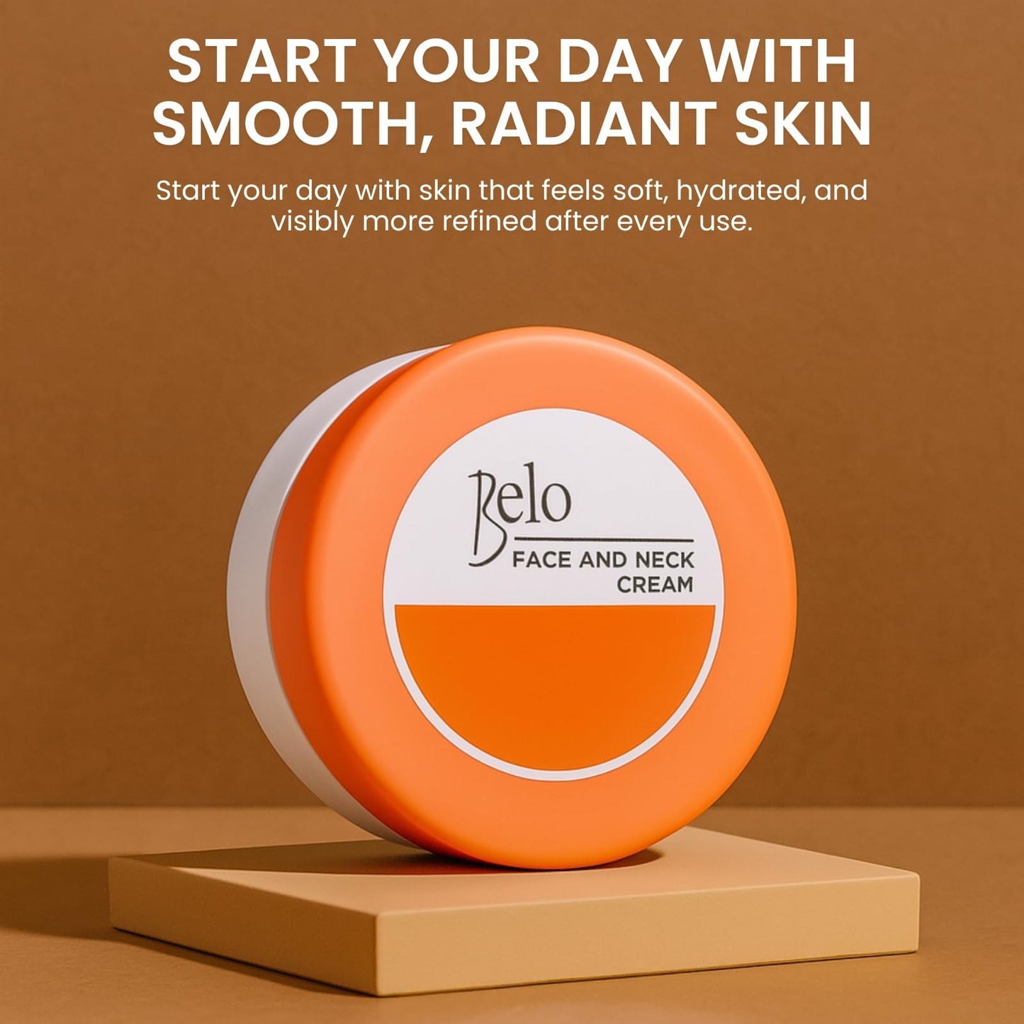 Belo Essentials Even Tone Face & Neck Cream – Radiance Moisturizer 50g x 3-Pack