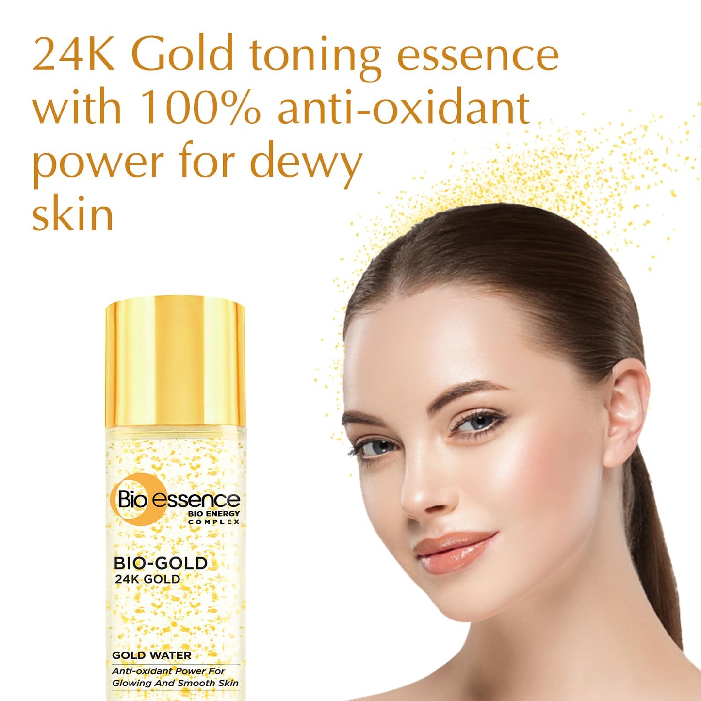 Bio Essence Bio-Gold Gold Water 100ml | Hydrating 24K Gold Serum for Radiant Skin