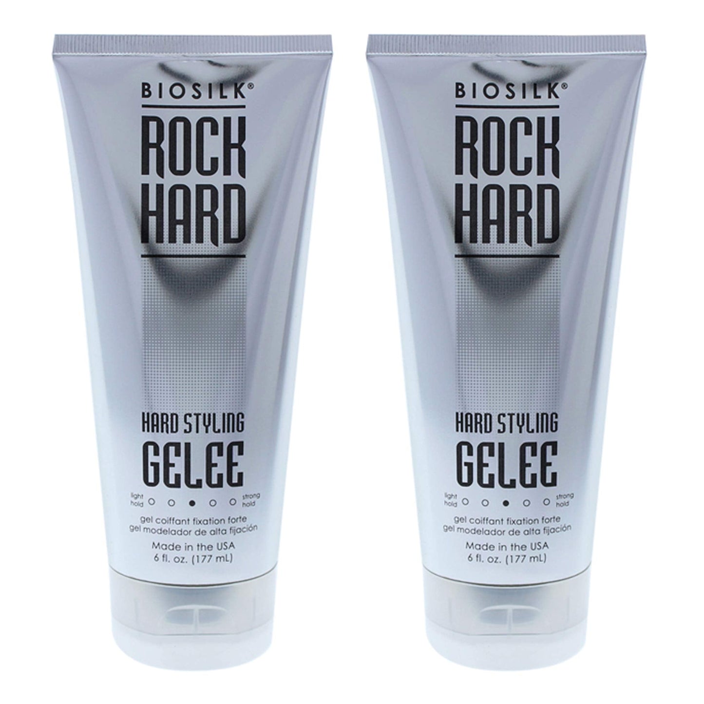 BioSilk Rock Hard Gel Unisex 6 oz – Pack of 2