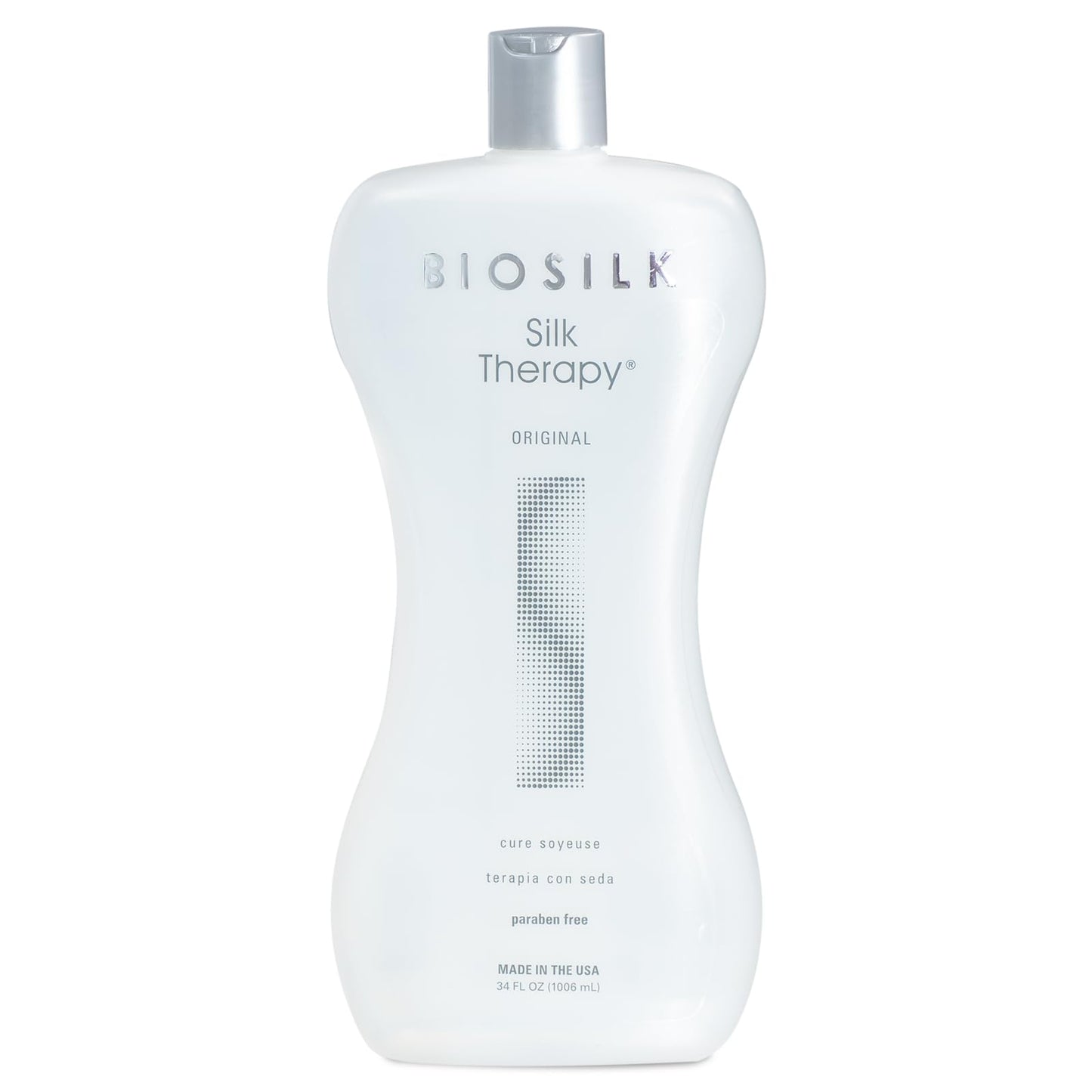 BioSilk Silk Therapy Original Reconstructing Treatment — Shine, Smoothness & Split End Prevention, 34 oz