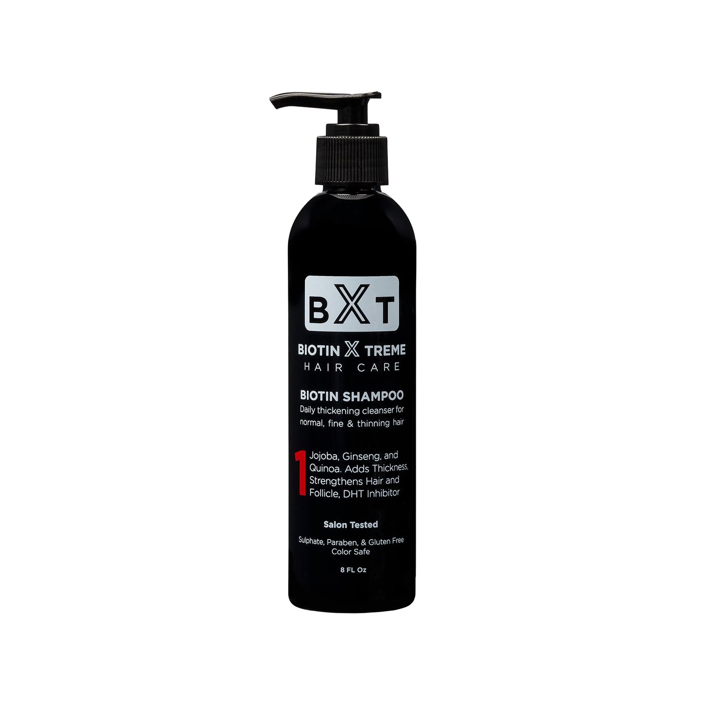 Biotin X Treme Hair Natural Shampoo | Color-Safe, DHT Blocker & Sulfate-Free (8 oz)
