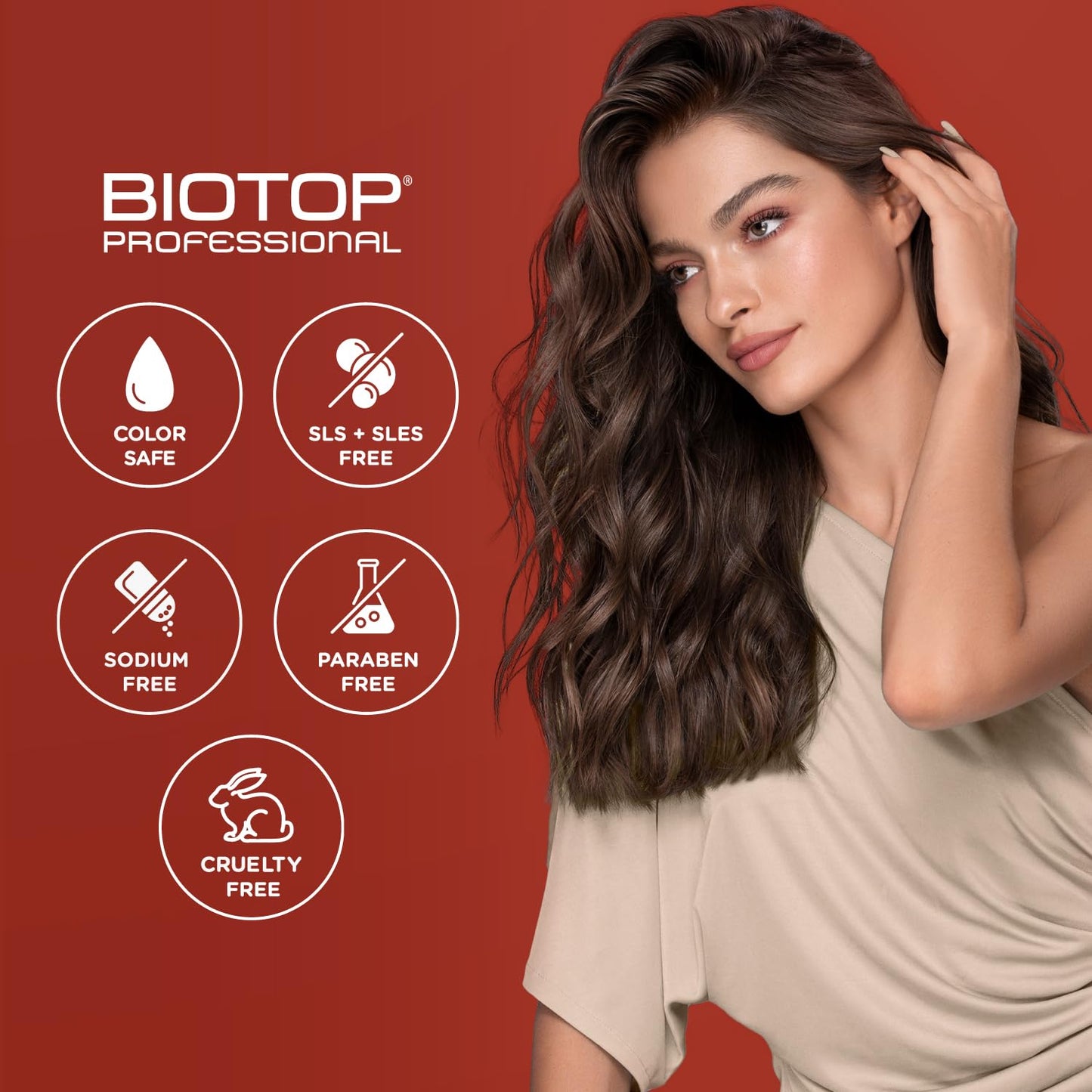 Biotop Professional 02 Eco Dandruff Shampoo – Hydrating, Color-Safe Anti-Dandruff (8.45 oz)